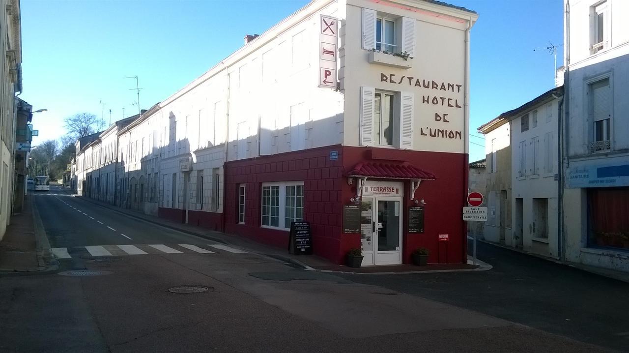 Hotel Restaurant De L'Union Mirambeau  Exterior foto